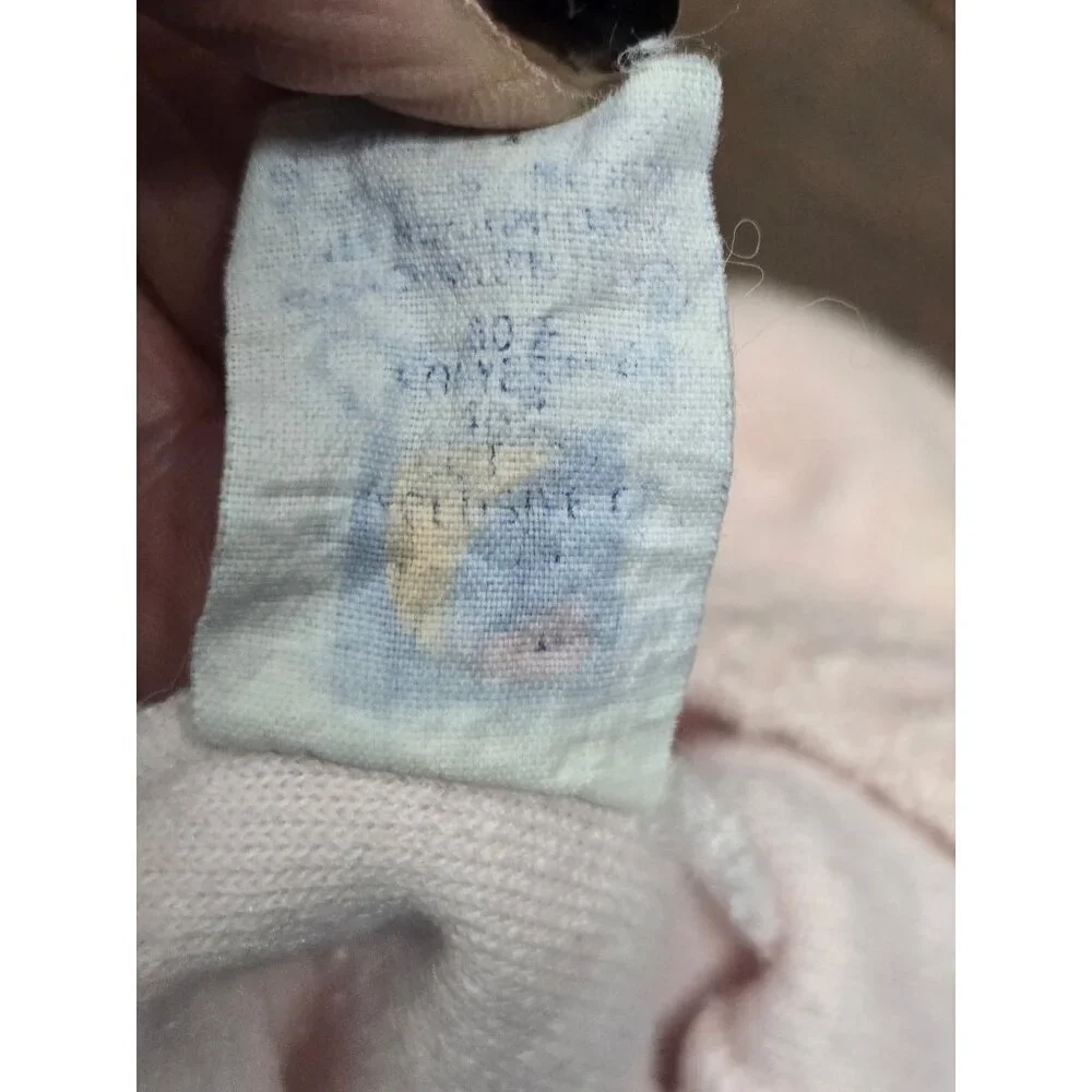 Vintage 90s Carter's Pastel Pink Terrycloth Beach Pants 9M